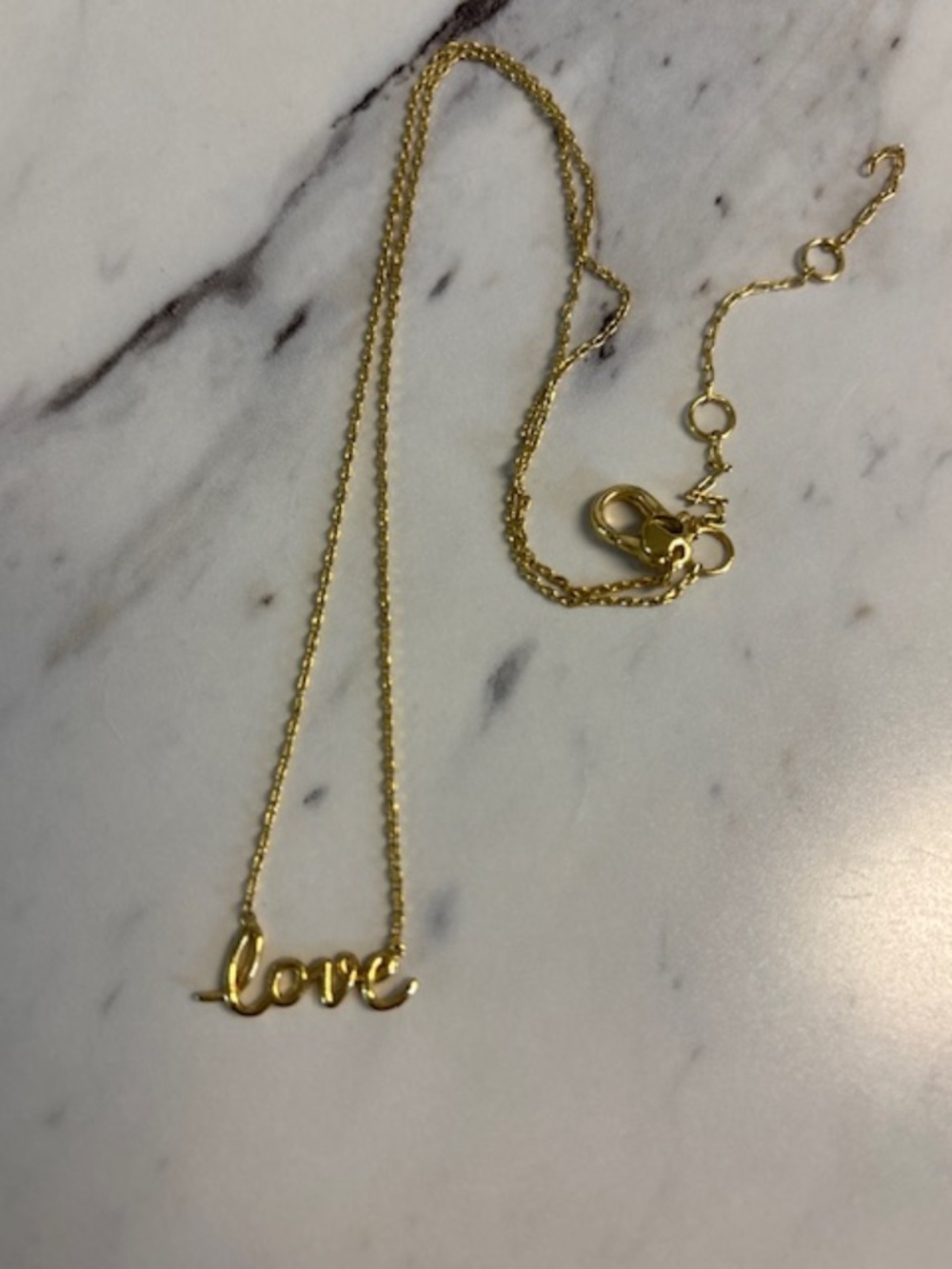 Kate Spade "LOVE" Necklace